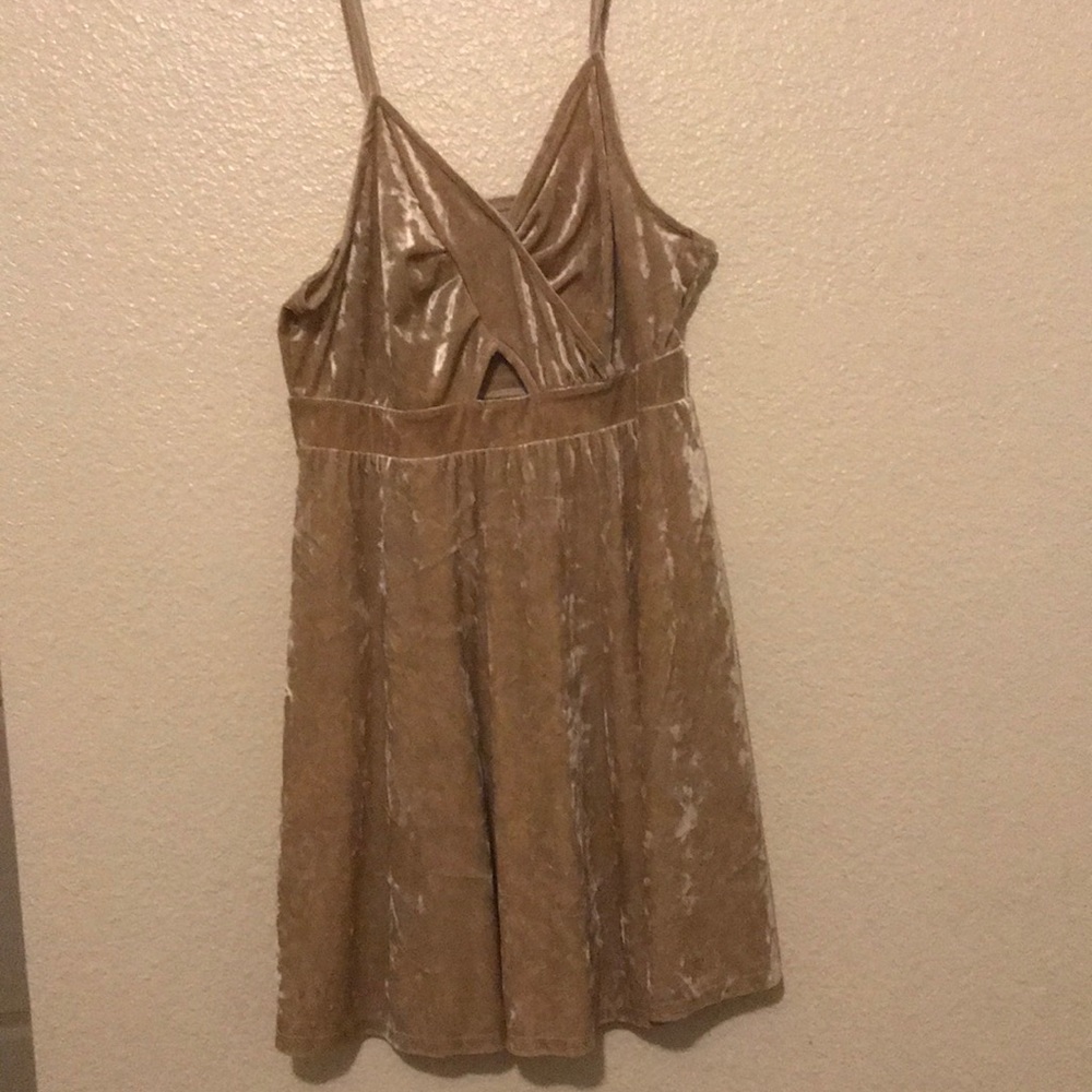 Gold dress